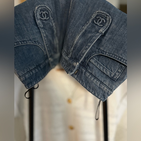 Authentic CHANEL DECK Jeans Denim 38 - Picture 6 of 15